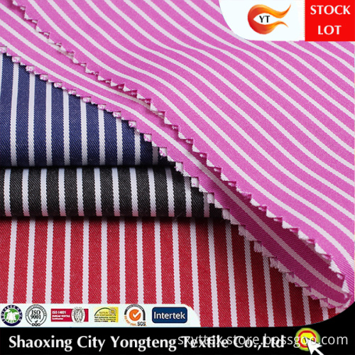 Woven Stripe Fabric For Office Shirt